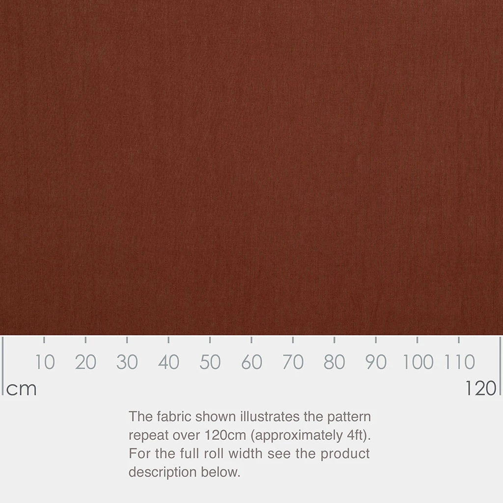 Waterford Linen Fabric In Paprika 5 Waterford Linen Fabric In Paprika - Image 3