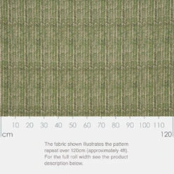 Watercolour Leaf Fabric In Rich Green -Home Decor Shop SRWLRG 13