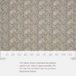 Woodland Fabric In Duck Egg -Home Decor Shop SRWODE 13