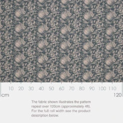 Woodland Fabric In Indigo -Home Decor Shop SRWOIN 13