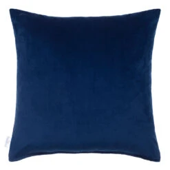 Cushion Cover In Navy Blue Hunstanton Velvet