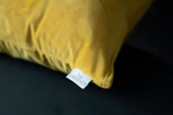 Cushion Cover In Saffron Hunstanton Velvet -Home Decor Shop schusa 20