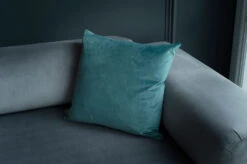 Cushion Cover In Teal Hunstanton Velvet -Home Decor Shop schute 30