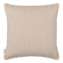 Cushion Cover In Natural Longford Gingham