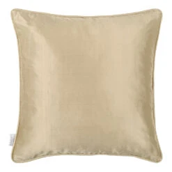 Cushion Cover In Royal Oyster Plain Silk