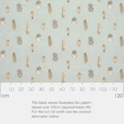 Featherdown Fabric In Duck Egg Blue -Home Decor Shop srfede 2