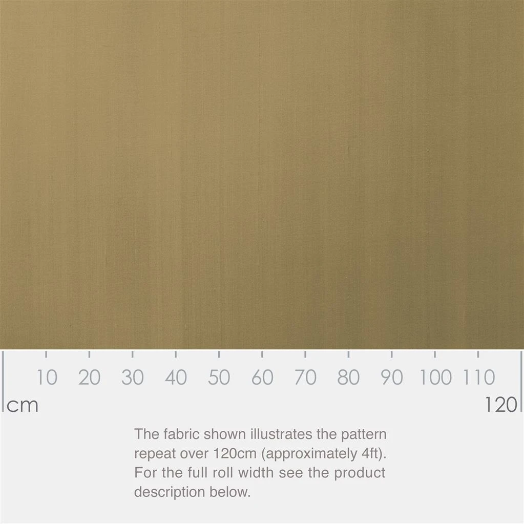 Faux Silk Fabric In Dull Gold 4 Faux Silk Fabric In Dull Gold - Image 2