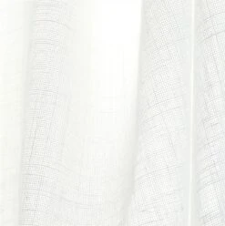 Lara Voile Fabric In White (Double Width)