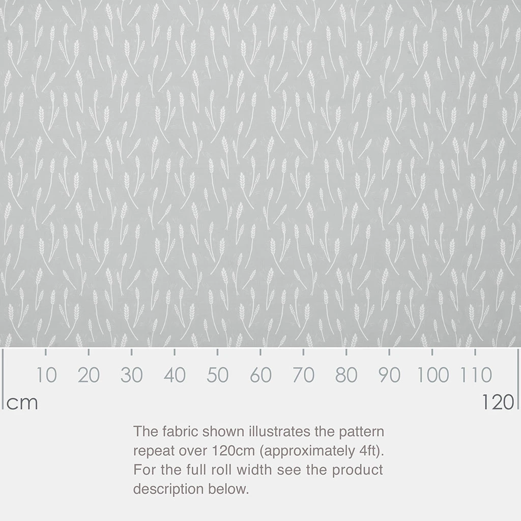 Wheatfield Fabric In Soft Grey 4 Wheatfield Fabric In Soft Grey - Image 2
